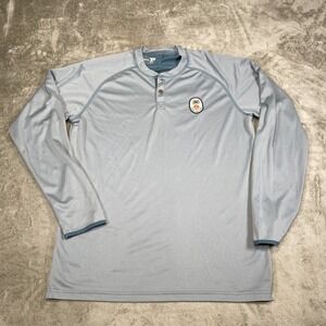 Howler Bros Pullover Shirt Mens Large Performance Long Sleeve Pocket Heed The Ca